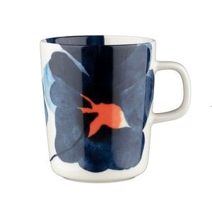 Marimekko Valssi design mok 250ml blue