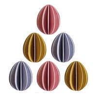 LOVI EGGS Color mix H4.5cm set-6pcs