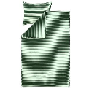 Marimekko Bedlinnen set Tasaraita groen 1 pers. 150x210cm