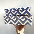 Bungalow DK Boxen set Wiggy Arabica blauw 25x19x7,5cm