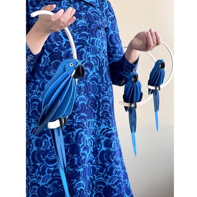 LOVI Parrot Blue 26 cm - 3d papegaai