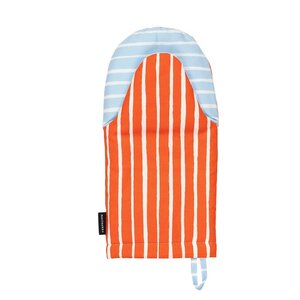 Marimekko Ovenwant Piccolo orange–light blue