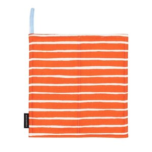 Marimekko Piccolo Pannenlap orange–light blue