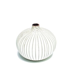 Lindform Vaasje Bari M Brown dots H7,5cm