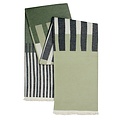 Lina Johansson Plaid Gustus Groen katoen 135x190cm
