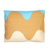Marimekko Lokki Kussensloop 50x60cm blauw beige offwhite