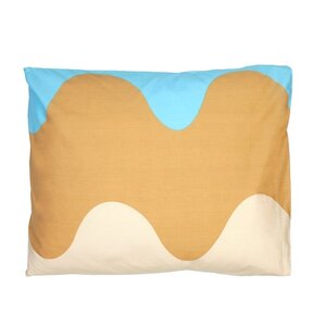 Marimekko Lokki Kussensloop 50x60cm blauw beige offwhite