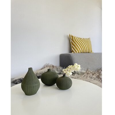 Lindform Bari vaasje Forest Green H7.5cm handgemaakt design