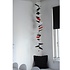 Flensted hanging art Turning Leaves zwart rood 170cm