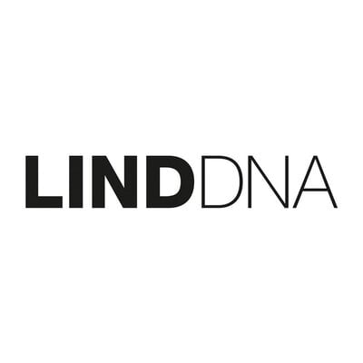 Lind DNA Set Onderzetters Curve Double Blauw + Zwart  4 pcs