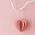 LOVI Hart hanger rozeH6,8cm
