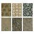 Bungalow DK Set 6 Greeting Cards Groen dubbel