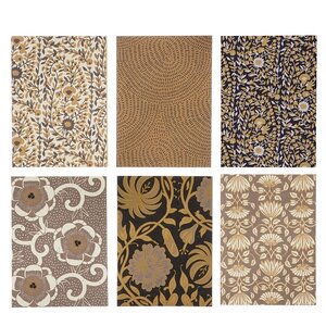 Bungalow DK Set 6 Greeting Cards Kollam  espresso dubbel