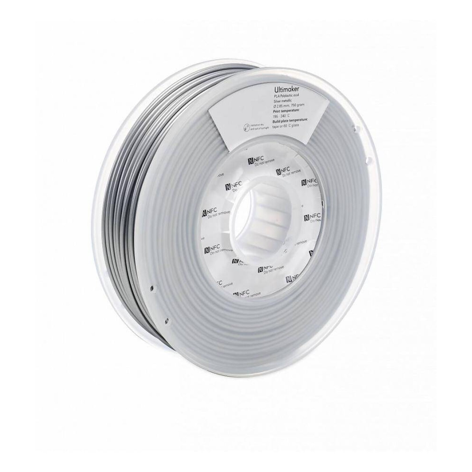 UltiMaker PLA Zilver-Metallic (NFC)