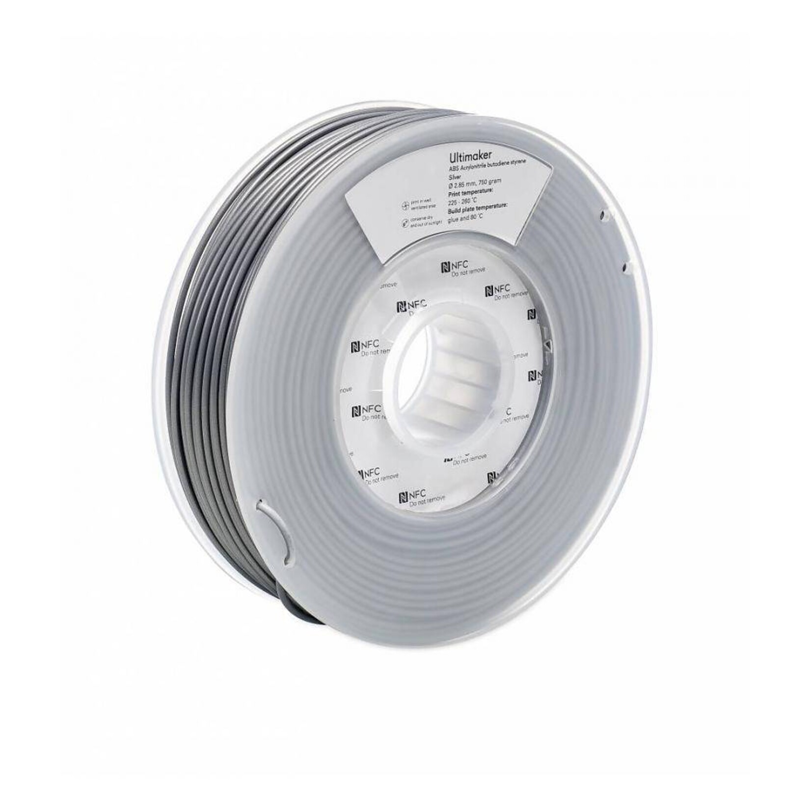 UltiMaker ABS Zilver (NFC)