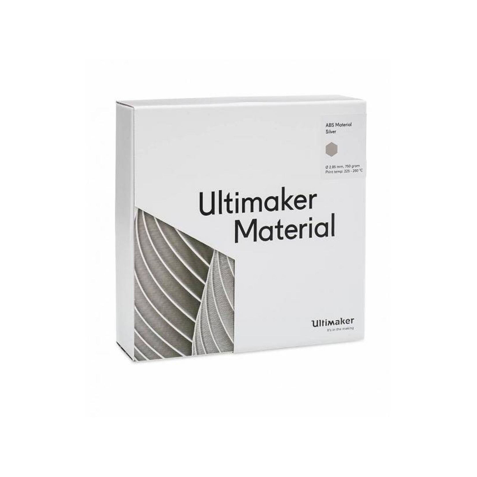 UltiMaker ABS (NFC) - Zilver