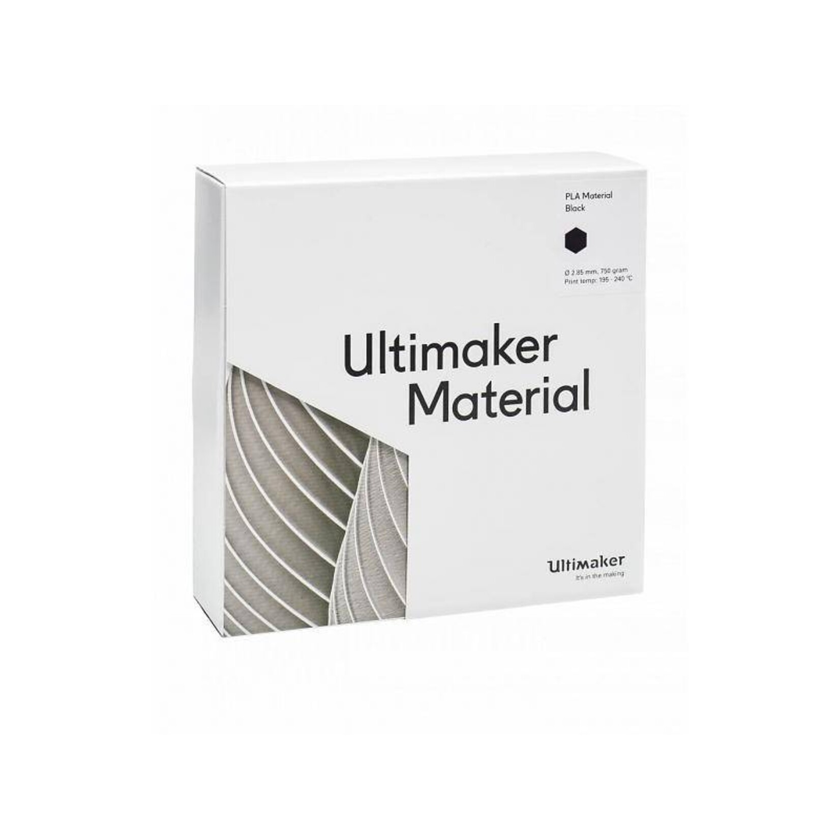 UltiMaker PLA (NFC) - Zwart