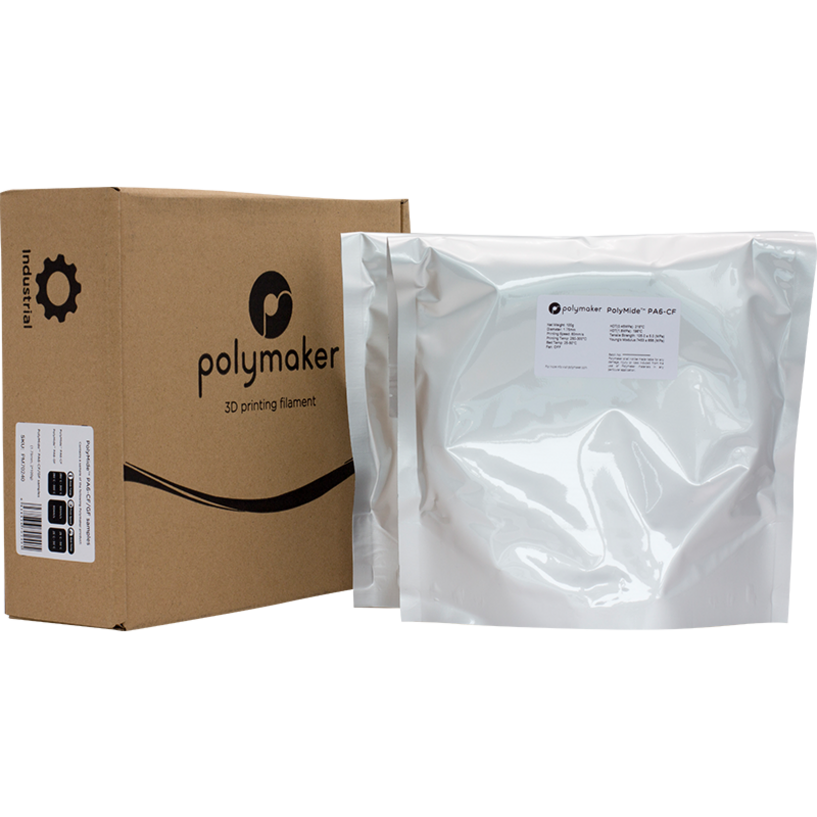 Polymaker Industrial Polymide PA6-CF & GF Sample (2 x 100gr)