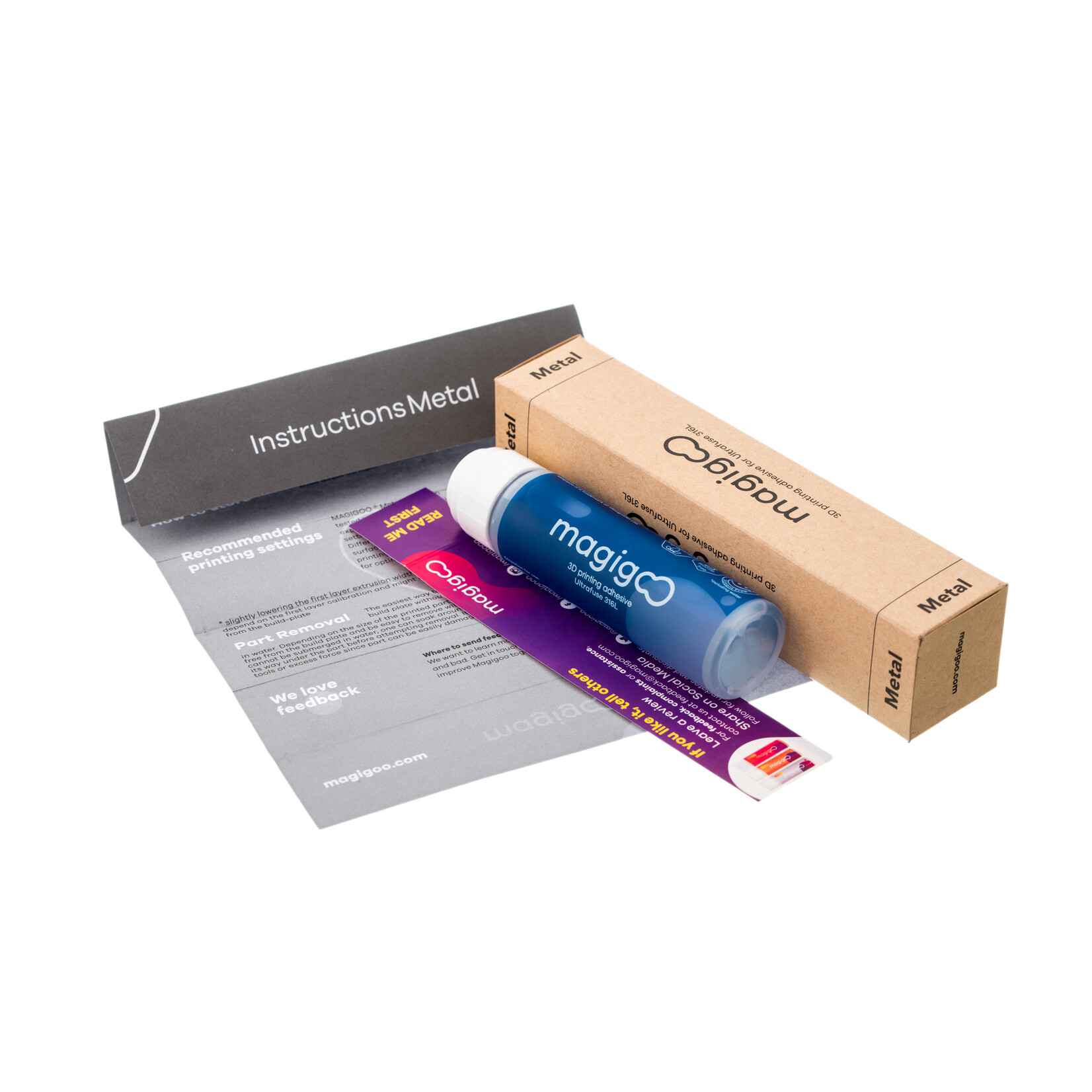 Magigoo Metal for Ultrafuse 316L metal filament