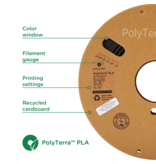 Polymaker Polyterra PLA Houtskool Zwart