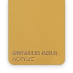 FLUX Acrylic Metallic Gold 3mm - 3/5 sheets