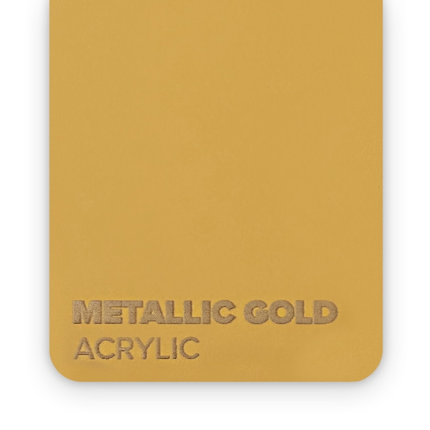 FLUX Acrylic Metallic Gold 3mm - 3/5 sheets
