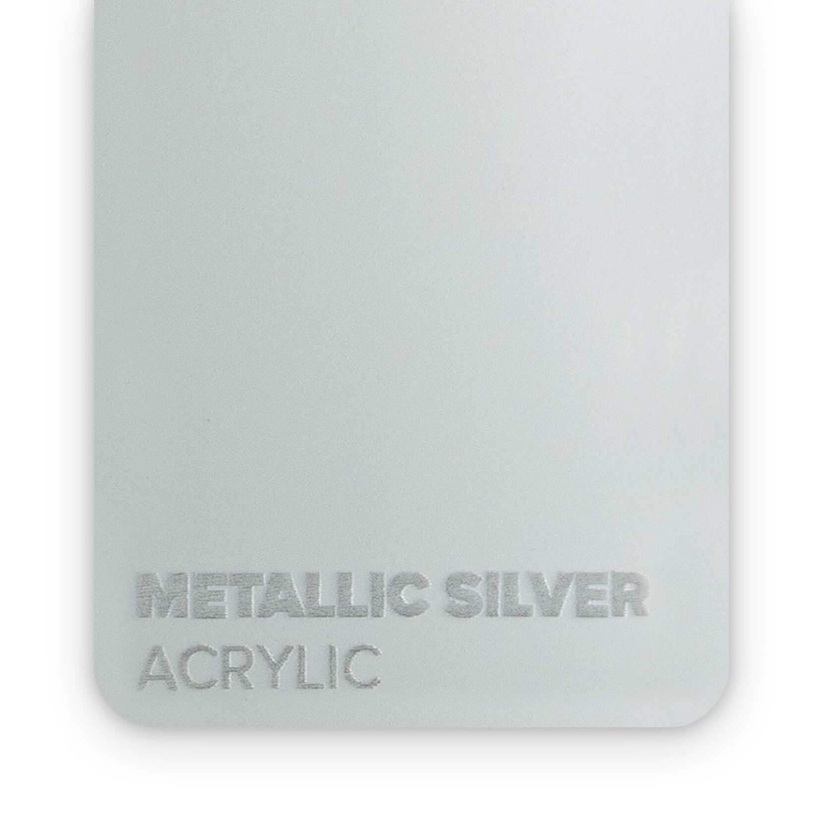 FLUX Acrylic Metallic Silver 3mm - 3/5 sheets
