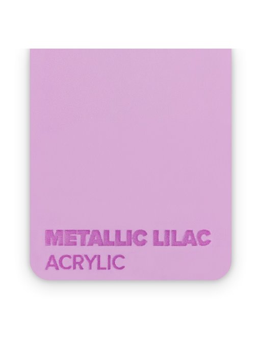 FLUX Acrylic Metallic Lilac 3mm - 3/5 sheets