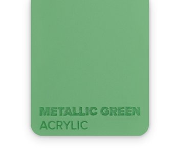 FLUX Acrylic Metallic Green 3mm - 3/5 sheets