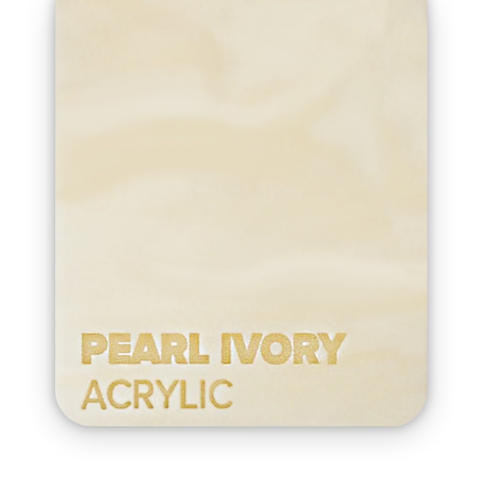 FLUX Acrylic Pearl Ivory 3mm - 3/5 sheets