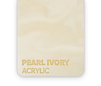 FLUX Acrylic Pearl Ivory 3mm - 3/5 sheets