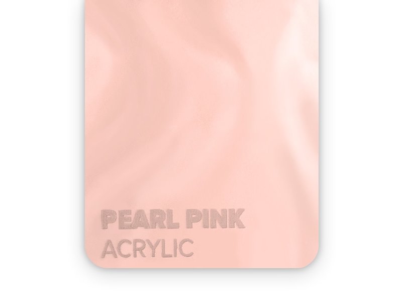 FLUX Acrylic Pearl Pink 3mm - 3/5 sheets