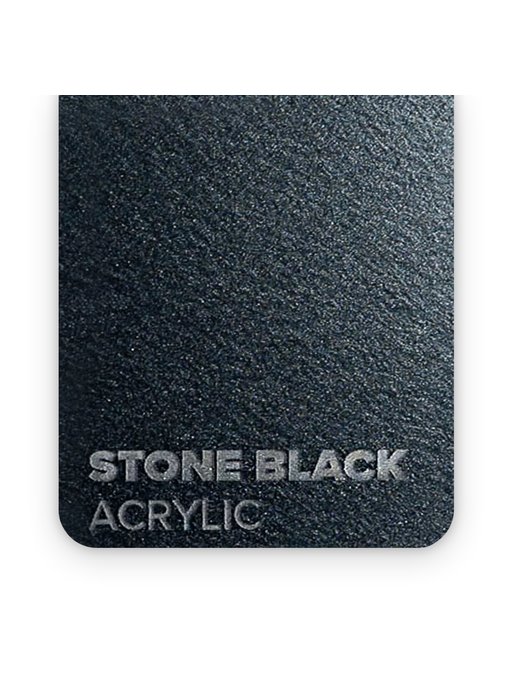 FLUX Acrylic Stone Black 3mm - 3/5 sheets