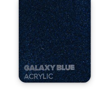 FLUX Acrylic Galaxy Blue 3mm - 3/5 sheets