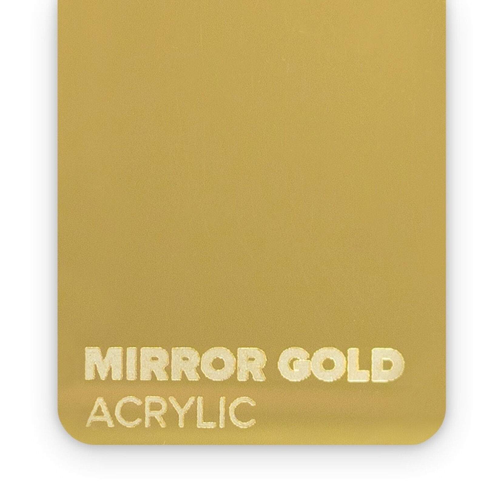 FLUX Acrylic Mirror Gold 3mm - 3/5 sheets