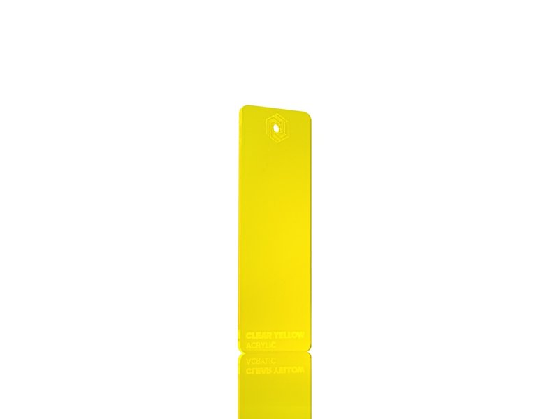 FLUX Acrylic Clear Yellow 3mm - 3/5 sheets