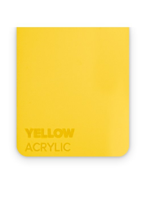 FLUX Acrylic Yellow 3mm - 3/5 sheets