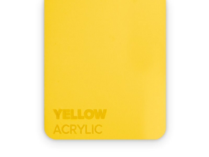 FLUX Acrylic Yellow 3mm - 3/5 sheets