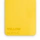 Acrylic Yellow 3mm - 3/5 sheets
