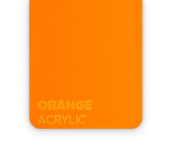 FLUX Acrylic Orange 3mm - 3/5 sheets