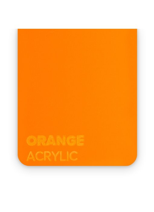 FLUX Acrylic Orange 3mm - 3/5 sheets