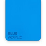 FLUX Acrylic Blue 3mm - 3/5 sheets