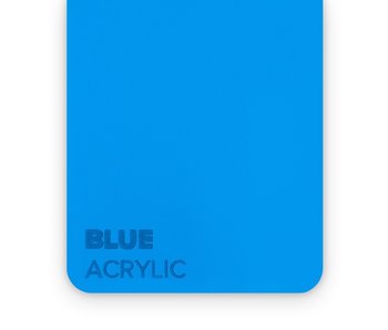 FLUX Acrylic Blue 3mm - 3/5 sheets