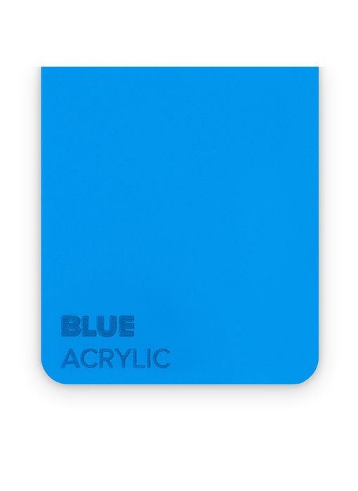 FLUX Acrylic Blue 3mm - 3/5 sheets