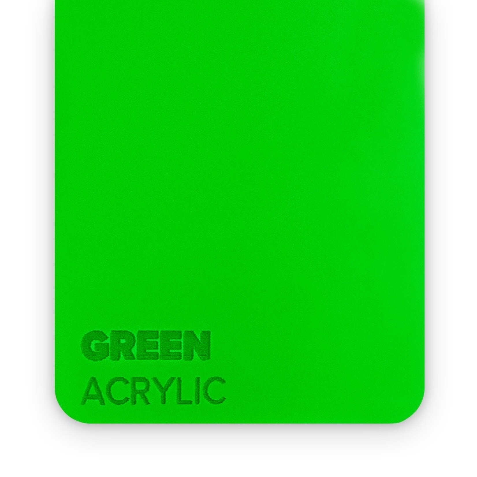 FLUX Acrylic Green 3mm - 3/5 sheets