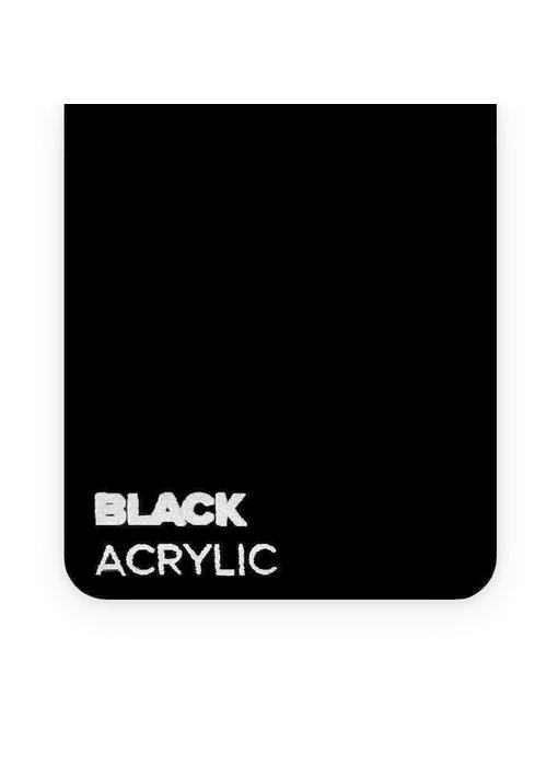 FLUX Acrylic Black 3mm - 3/5 sheets