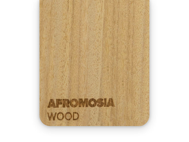 FLUX Wood Afromosia 3mm  - 3/5 sheets