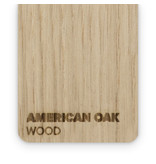 FLUX Wood American Oak 3mm  - 3/5 sheets