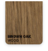 FLUX Wood Brown Oak 3mm  - 3/5 sheets