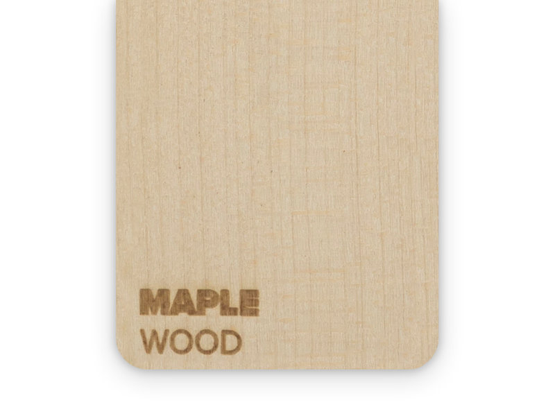 FLUX Wood Maple 3mm  - 3/5 sheets